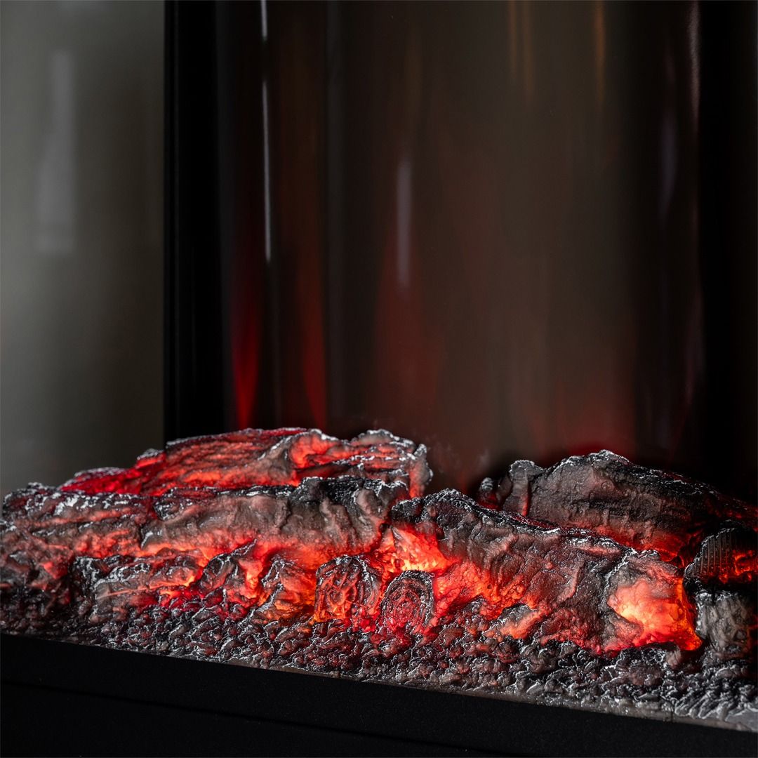 Staande elekrische sfeerhaard met ingebouwde thermostaat, Wifi en AB - Afbeelding 6