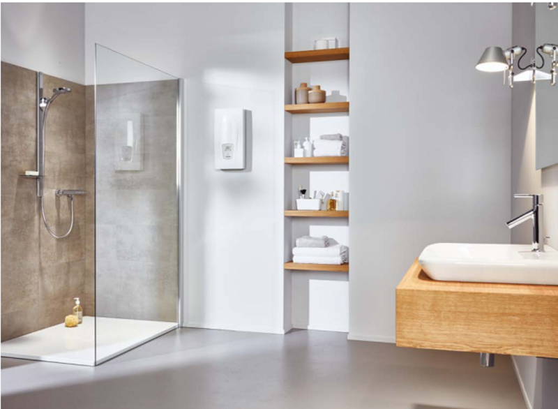 Elektronische comfortmodel doorstroomverwarmer DEX Next | 9,2/10,7/12,3/13,8 L/min bij 40°C | 18-27 kW instelbaar - Afbeelding 2
