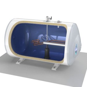 Tesy Elektrische boiler 120 liter horizontaal vloermontage
