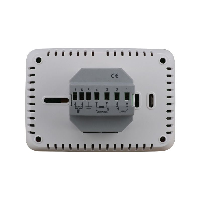 Optima Wifi thermostaat met kleurenscherm W FC inbouw klokthermostaat met kleuren touchscreen Tuya compatible - Afbeelding 4