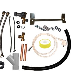Complete installatieset voor verticale boilers