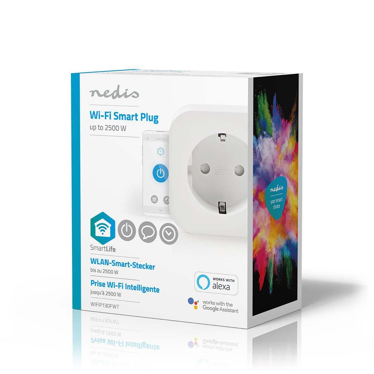 WI-FI Smart Stekker | 2500 W | Schuko / Type-F (CEE 7/7) | -10 - 45 °C | Android & iOS | Wit - Afbeelding 8