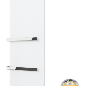 Welltherm handdoek droger metaal (satin wit)