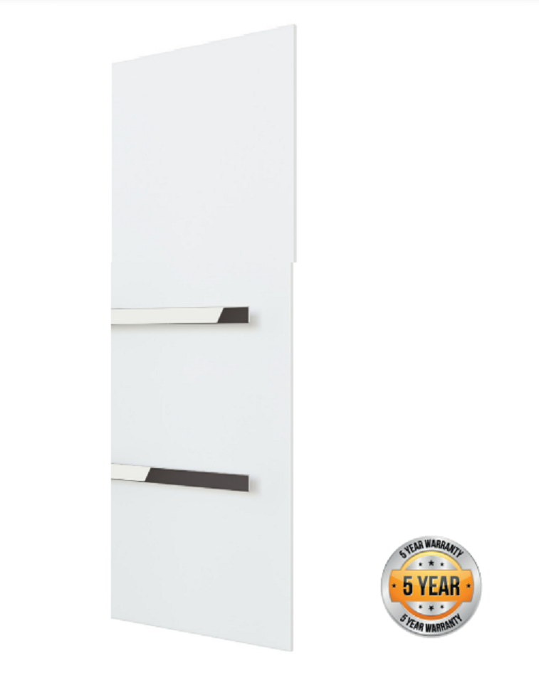 Welltherm handdoek droger metaal (wit)