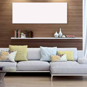 Ecaros wit satijn glas infrarood verwarmingspaneel