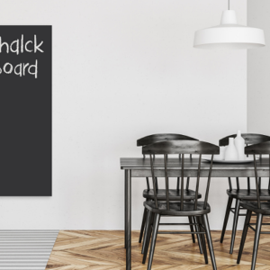 Ecaros Zwart Satijn Glas Paneel | Infrarood verwarmingspaneel / krijtbord