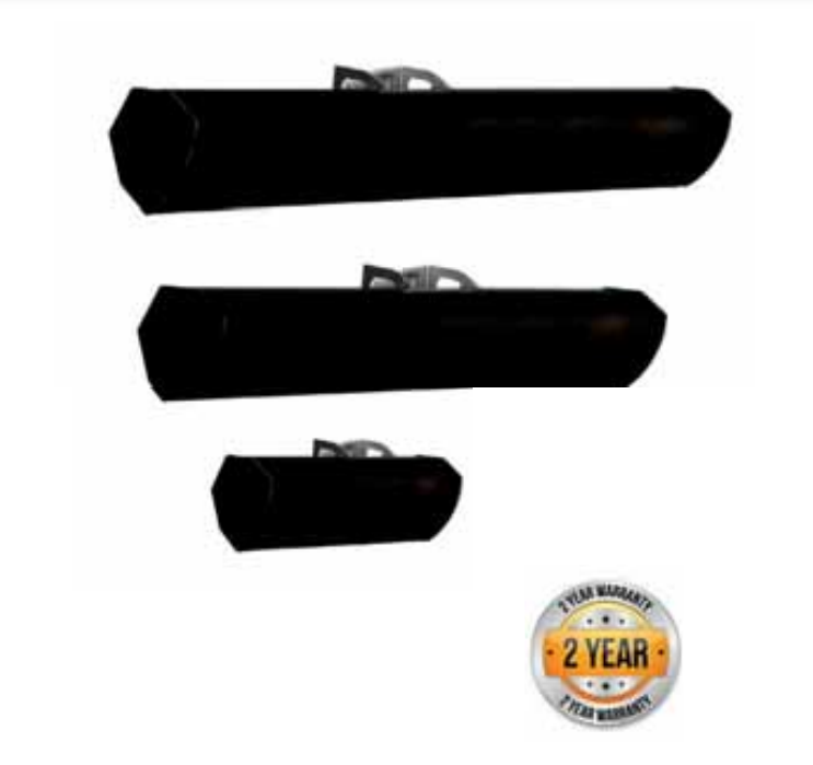 Welltherm Blackheater HP Glas Zwart