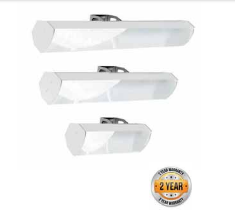 Glazen elektrische infrarood heater, Welltherm HP Glas Wit